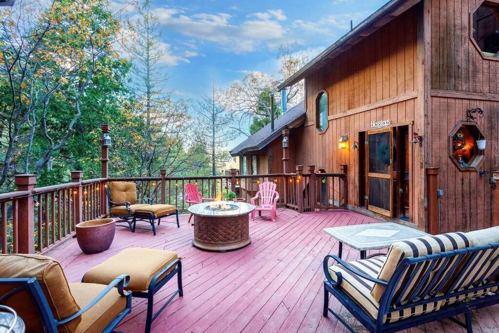 Lakeview 3-Story Winter Home Crestline Экстерьер фото