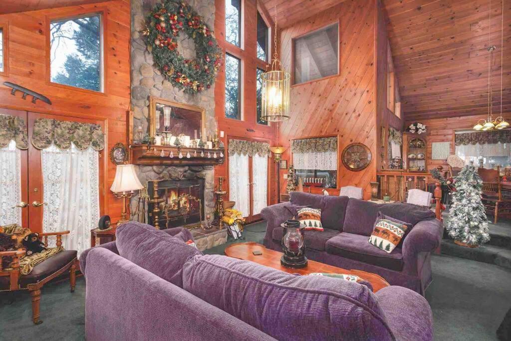 Lakeview 3-Story Winter Home Crestline Экстерьер фото